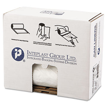 Inteplast Group Low-density Commercial Can Liners, 45 Gal, 0.8 Mil, 40" X 46", White, 100-carton freeshipping - TVN Wholesale